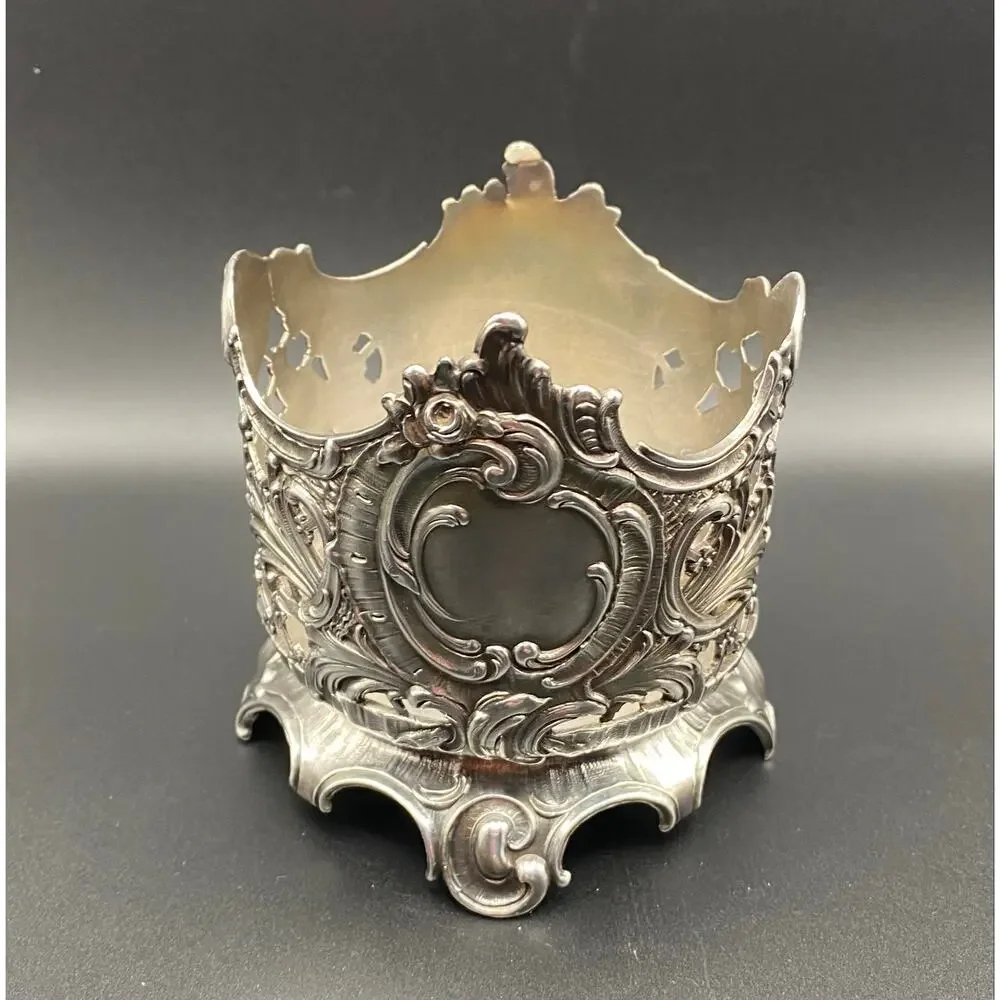 Antique WMF-AS Silver Plate Wine Bottle Coaster / Holder C 1900’s